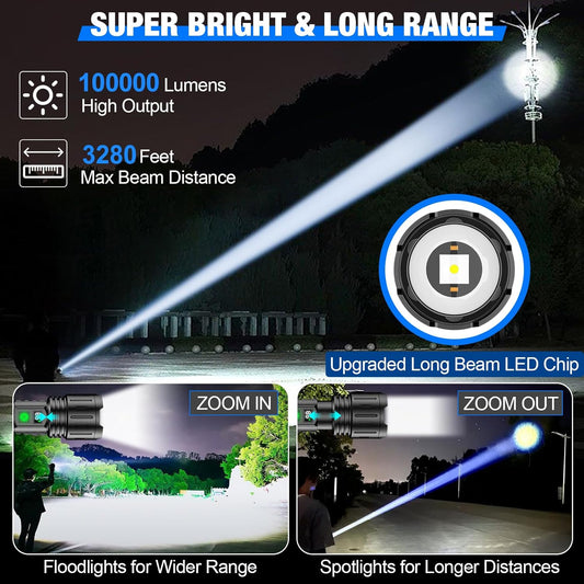 Die hellste Taschenlampe der Welt – 100.000 Lumen | Kalsten