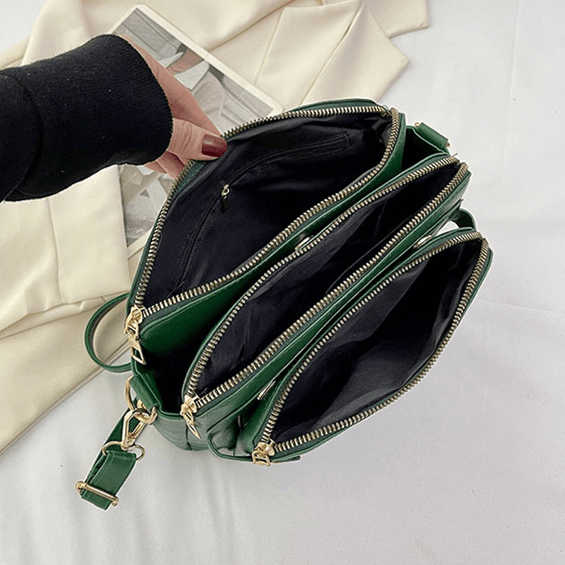 DAYNORA – Elegant PU Leather Crossbody Bag for Stylish Everyday Use