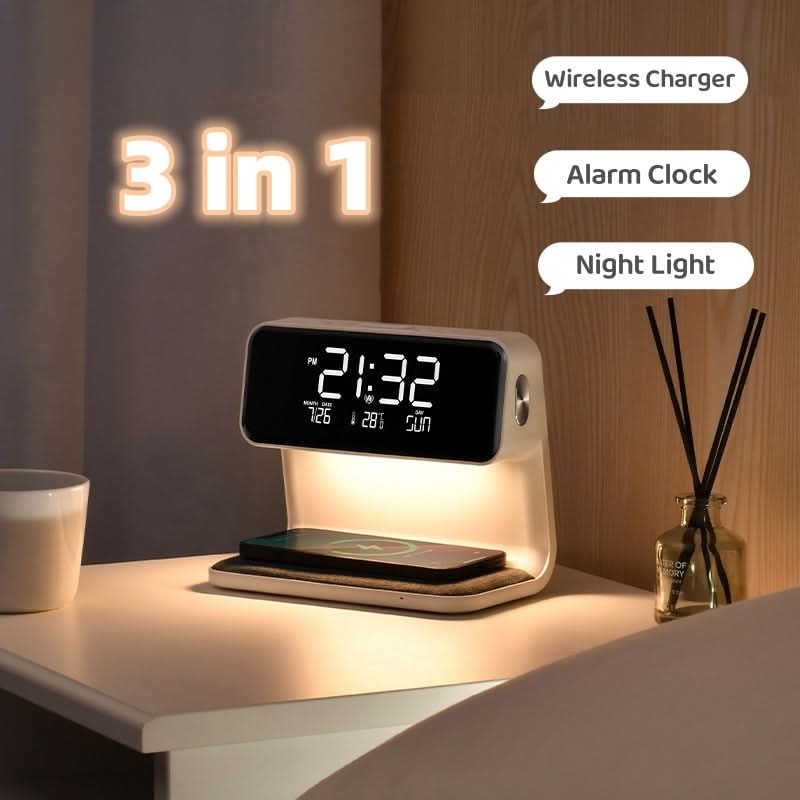 KLARBLICK – Clear LCD Alarm Clock with Dimming Function