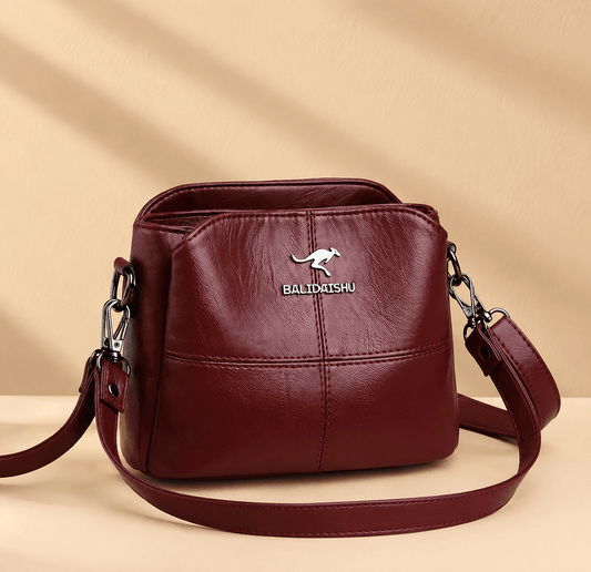 Damen Ledertasche – Elegante Schultertasche zum Umhängen