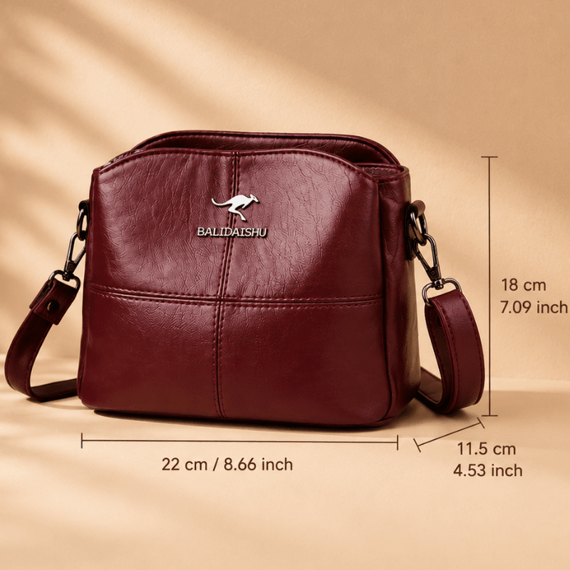 Women's Leather Handbag – Elegant Shoulder Tote