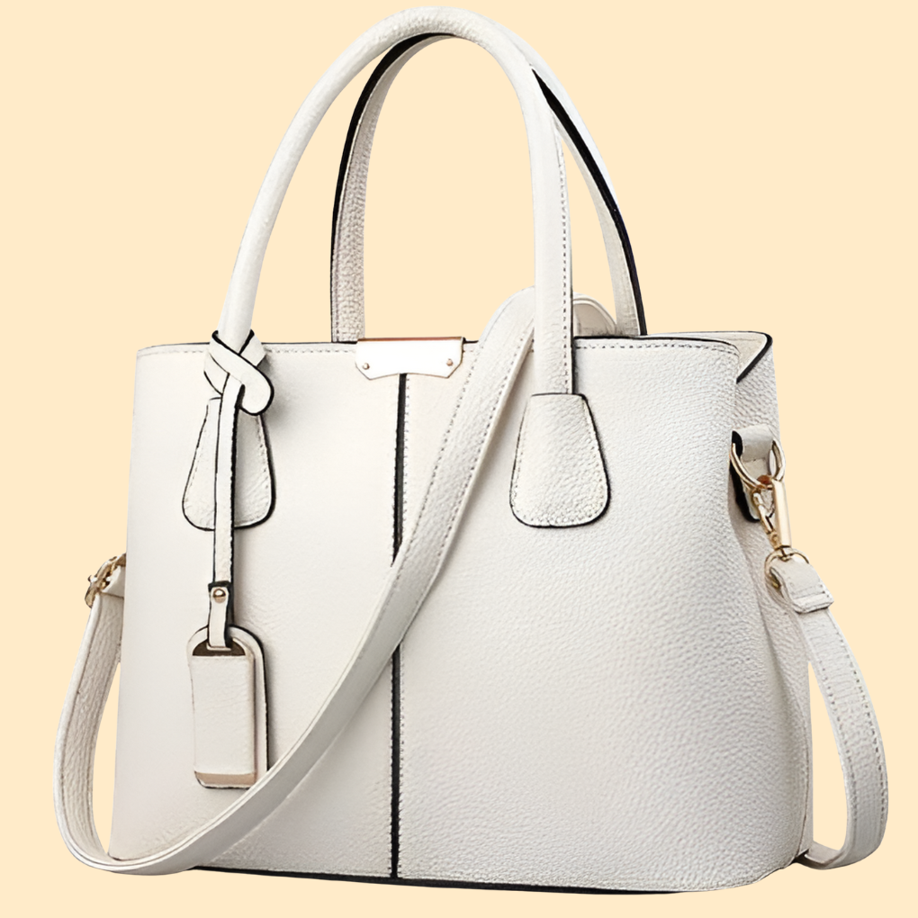 Elegante Lederschultertasche für Frauen