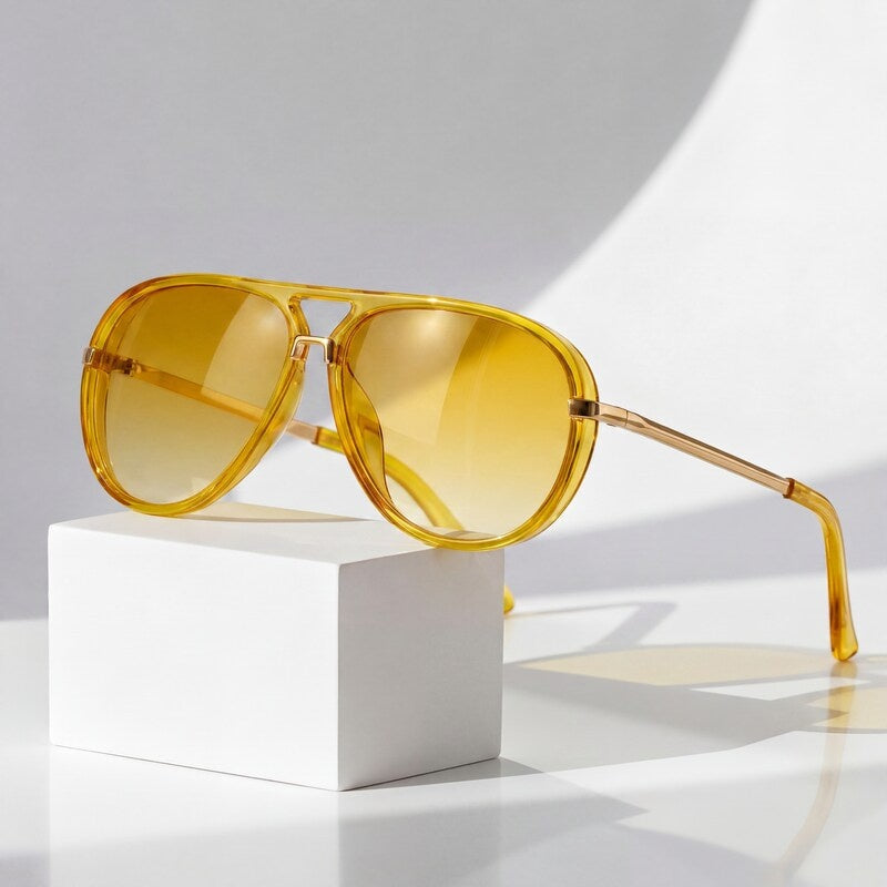 Flieger-Sonnenbrille – Doppelsteg, UV400-Gläser