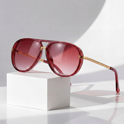 Flieger-Sonnenbrille – Doppelsteg, UV400-Gläser