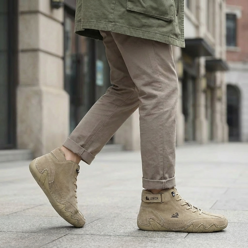 Orthopädische Stiefelette – Komfortstiefel mit Fußgewölbestütze | Ldeck