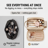 Glossa - Large Capacity Makeup Organizer with Brush Protectors