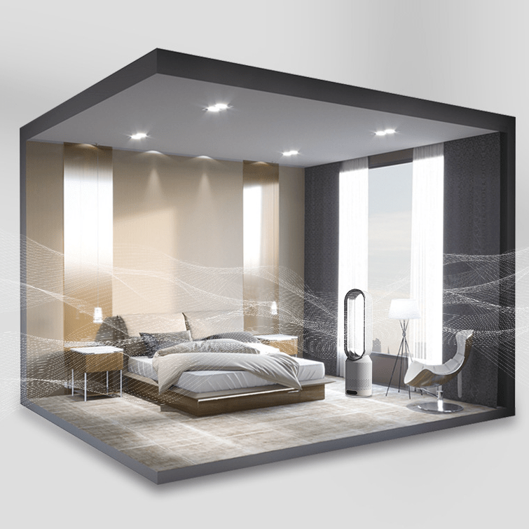 AEROBREEZE – 3-in-1 Tower Fan for Fresh Air and Pleasant Comfort