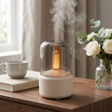 Modern Glass Dome Flame Effect Air Humidifier