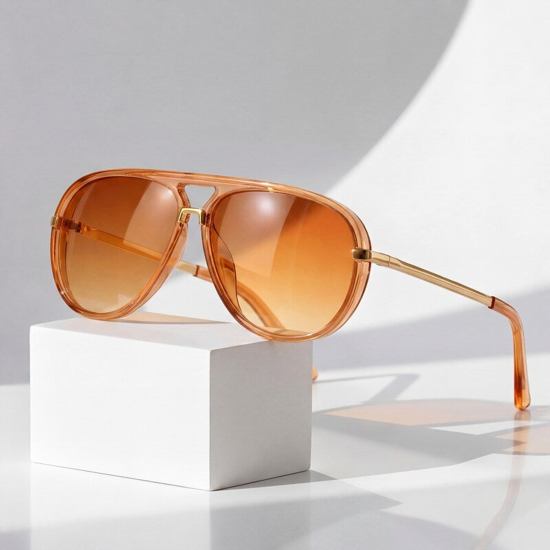 Flieger-Sonnenbrille – Doppelsteg, UV400-Gläser