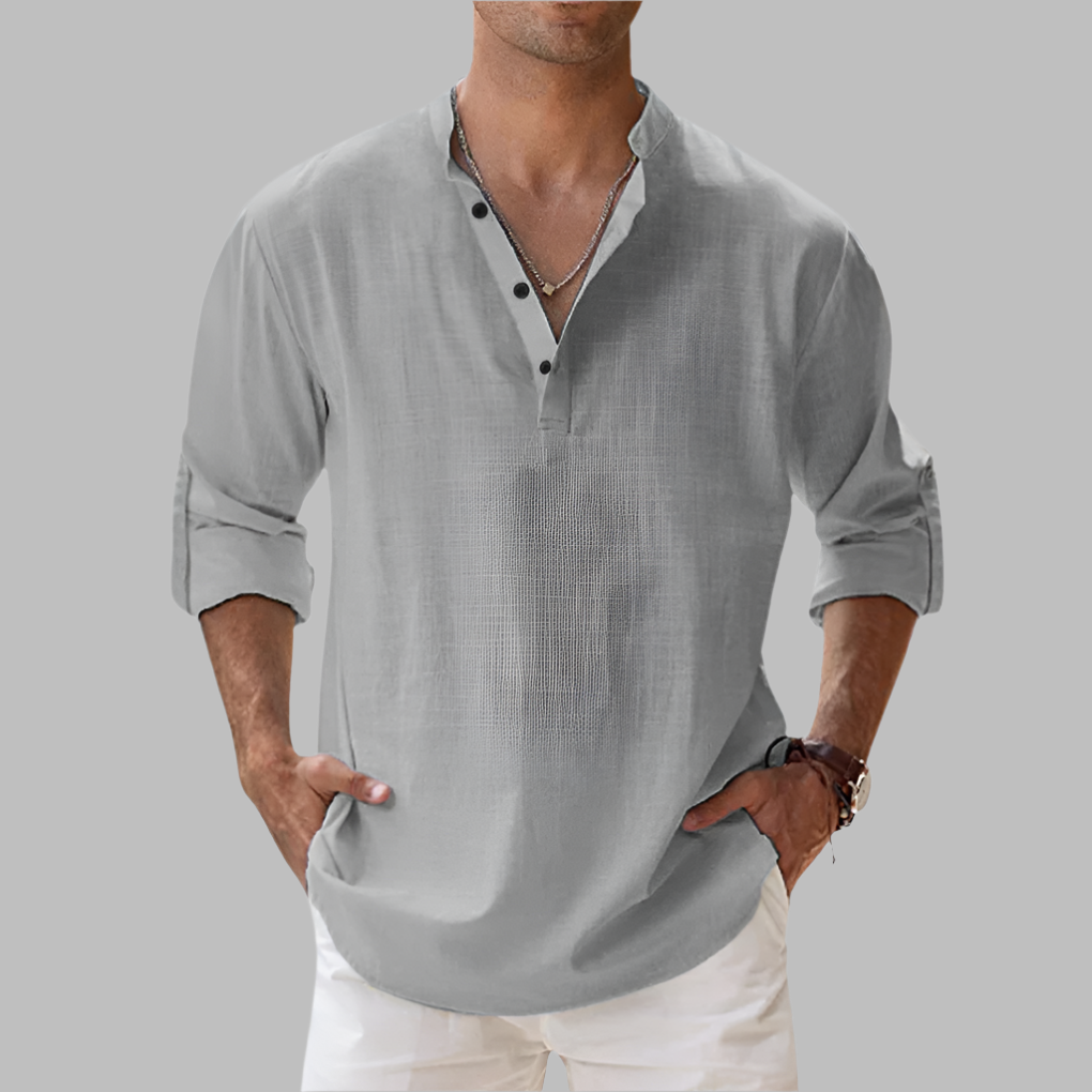 Men’s Relaxed Cotton Summer Shirt