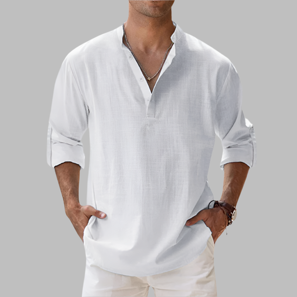 Men’s Relaxed Cotton Summer Shirt