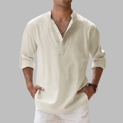 Men’s Relaxed Cotton Summer Shirt
