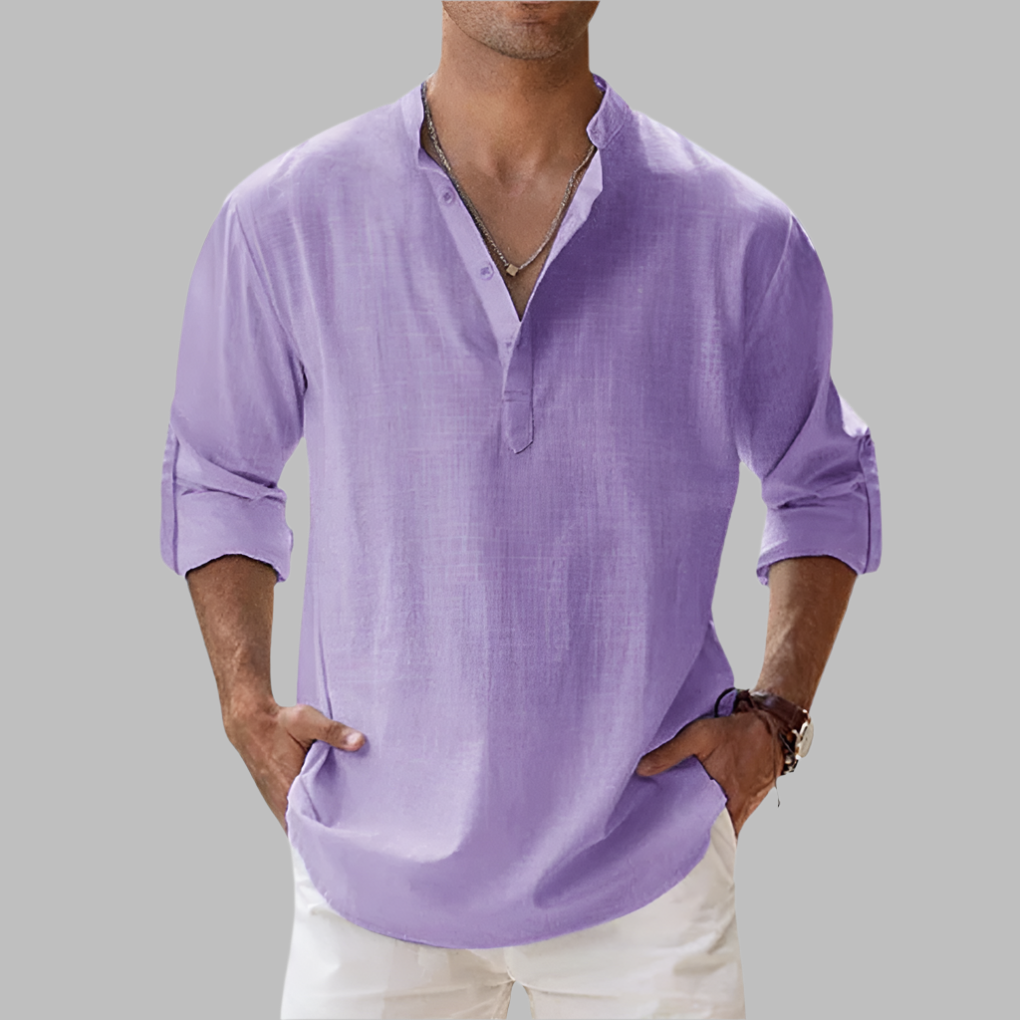 Men’s Relaxed Cotton Summer Shirt