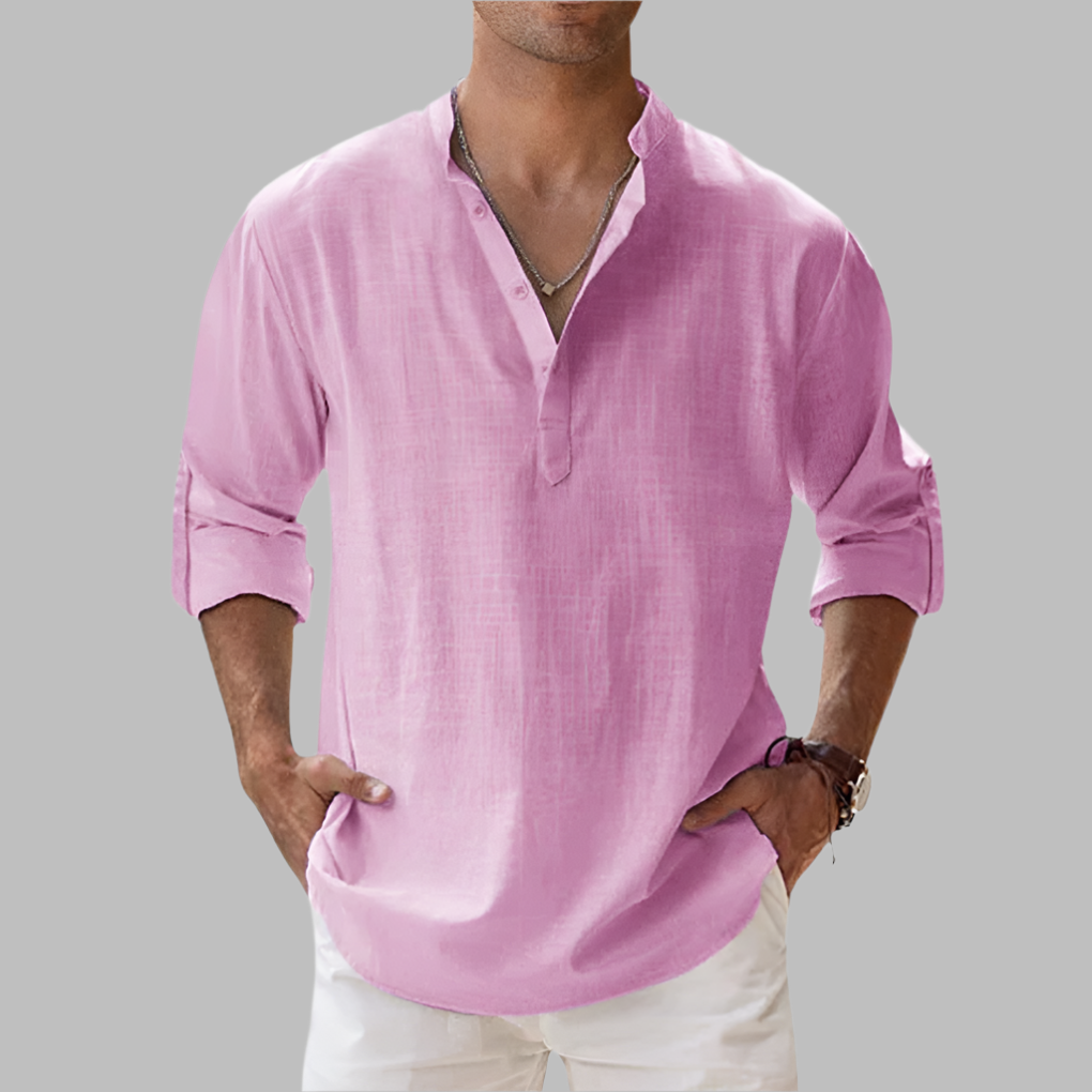 Men’s Relaxed Cotton Summer Shirt