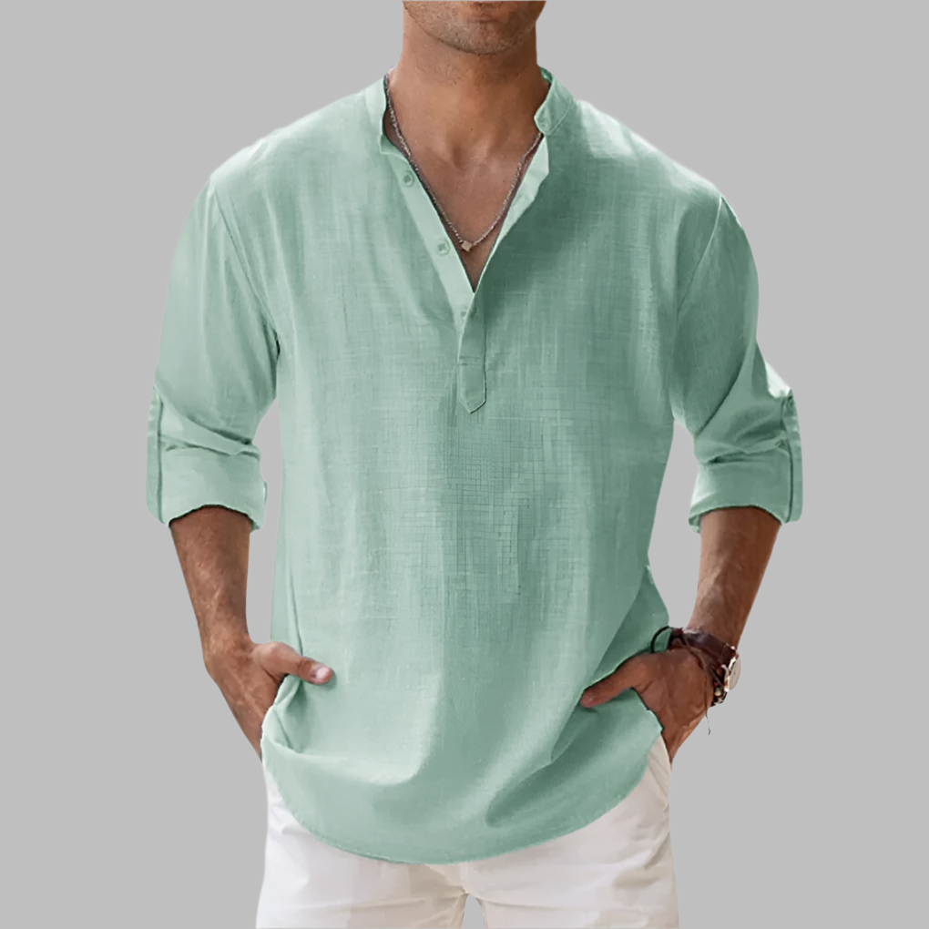 Men’s Relaxed Cotton Summer Shirt