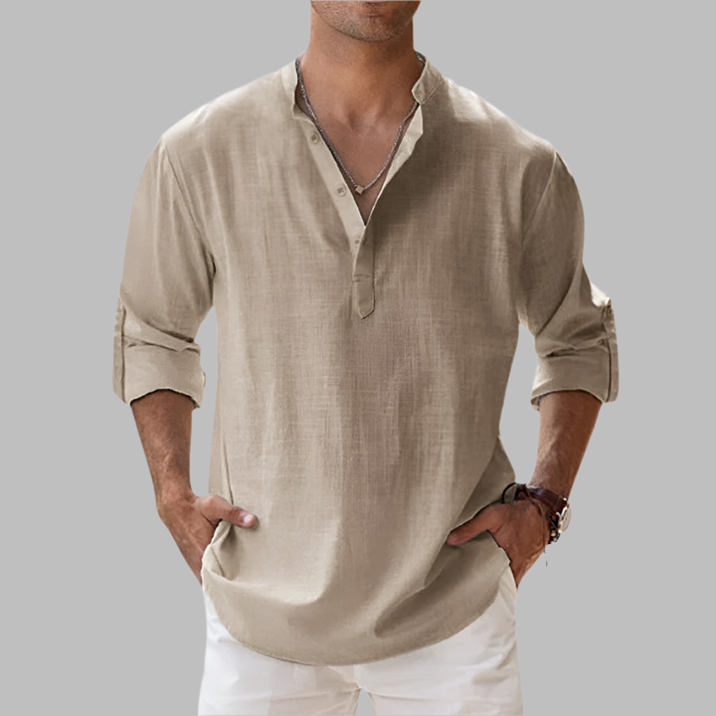 Men’s Relaxed Cotton Summer Shirt
