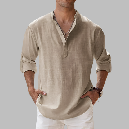 Men’s Relaxed Cotton Summer Shirt