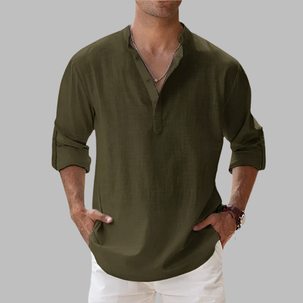 Men’s Relaxed Cotton Summer Shirt