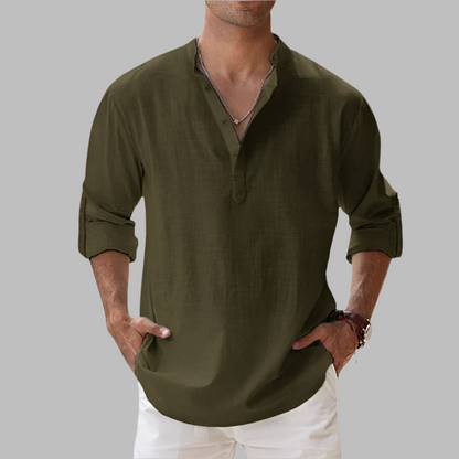 Men’s Relaxed Cotton Summer Shirt