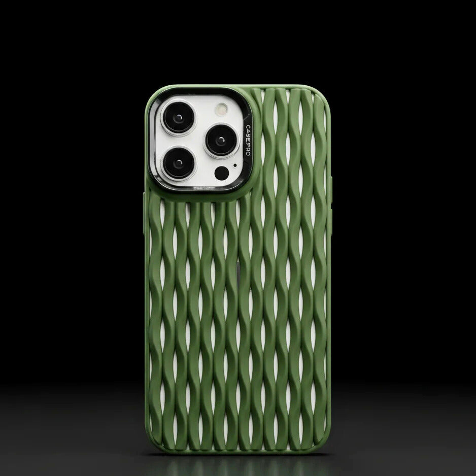 iPhone Hülle mit 3D-Wellenmuster – stoßfest & kratzfest