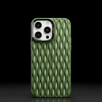 iPhone Hülle mit 3D-Wellenmuster – stoßfest & kratzfest