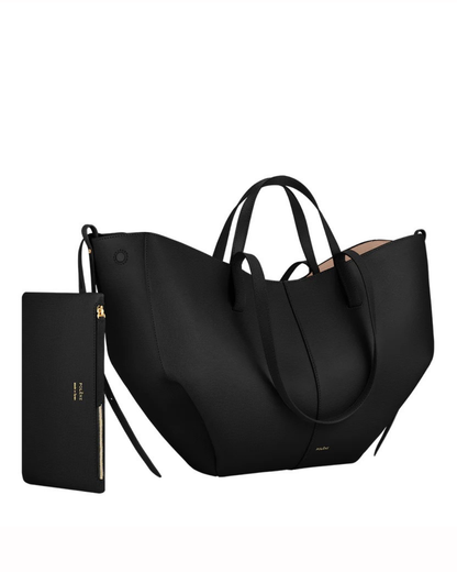Women's Calf Leather Tote Bag – Magnetic Closure | LolFinds