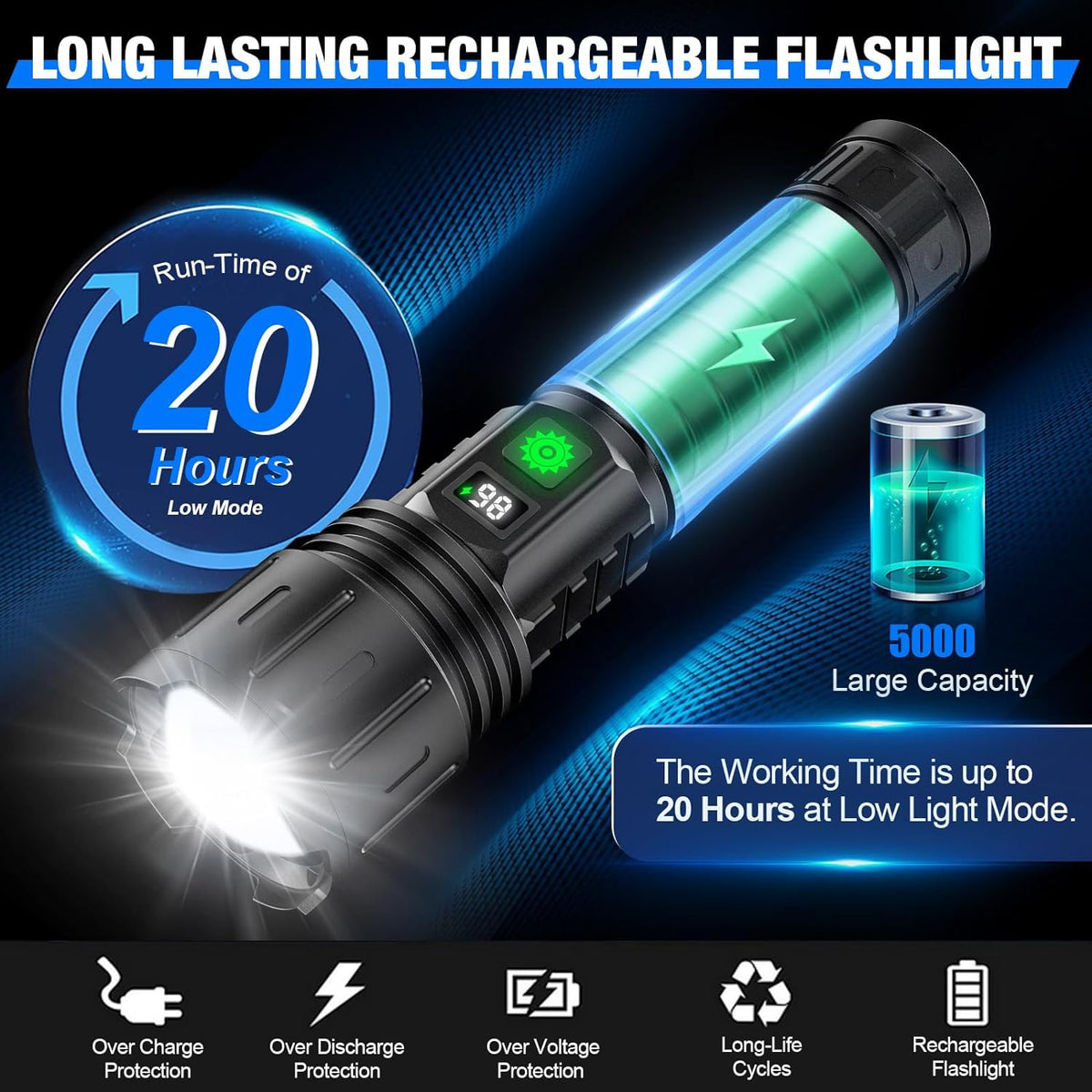 Die hellste Taschenlampe der Welt – 100.000 Lumen | Kalsten