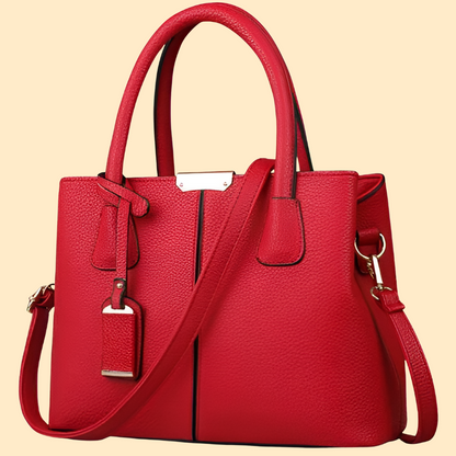 Elegante Lederschultertasche für Frauen