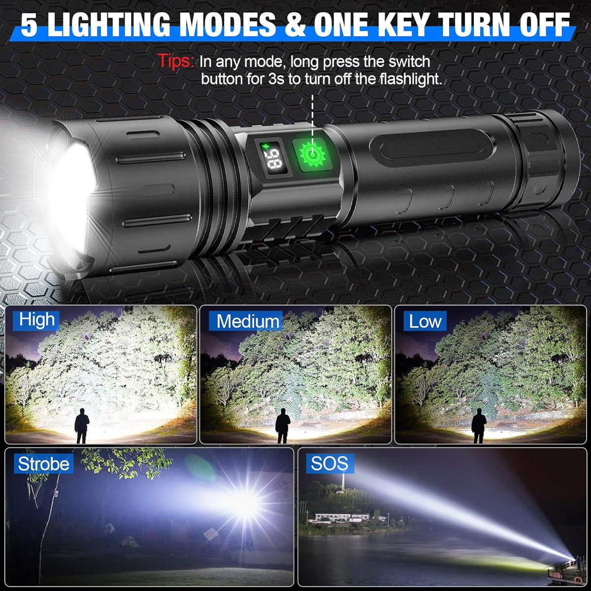 Die hellste Taschenlampe der Welt – 100.000 Lumen | Kalsten