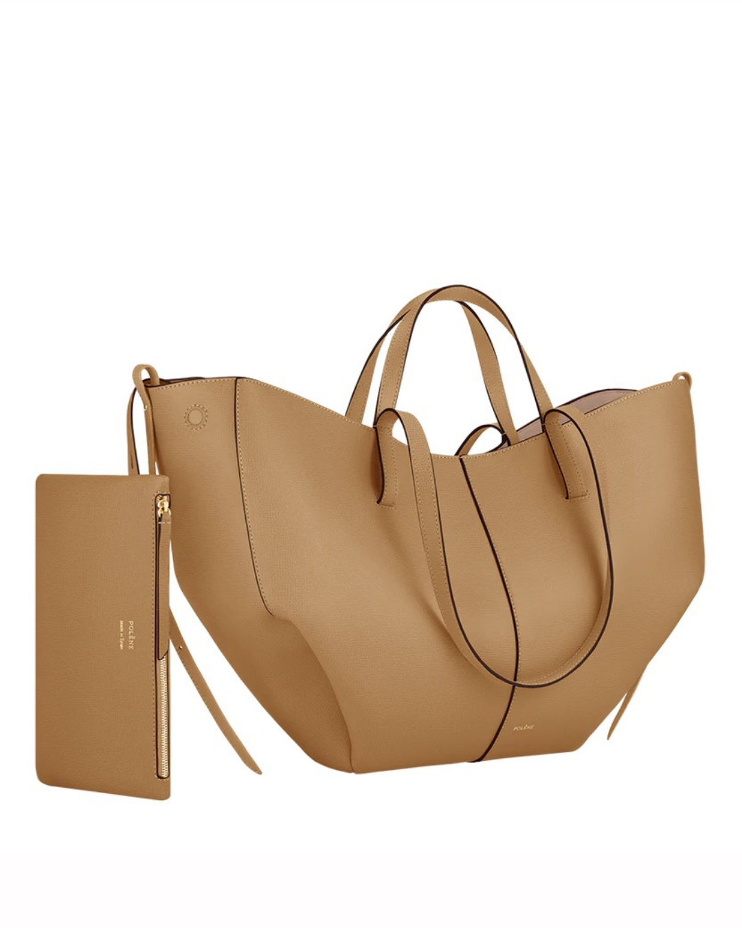 Women's Calf Leather Tote Bag – Magnetic Closure | LolFinds