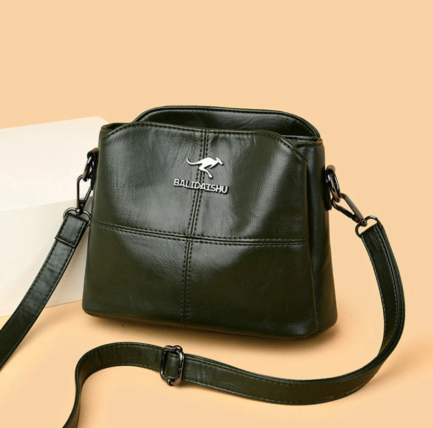 Women's Leather Handbag – Elegant Shoulder Tote