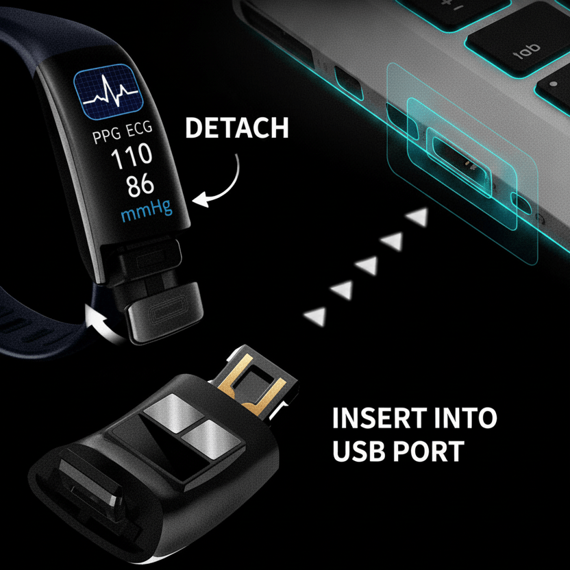 BIOWATCH – Smartwatch with ECG, Blood Pressure and Sleep Monitoring