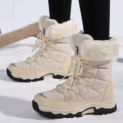 Damen Winterstiefel – Wasserdicht mit Kunstfellfutter