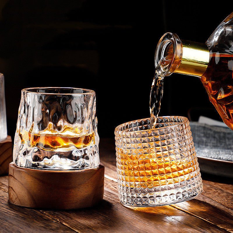 SPINSPIRIT – Rotating Whiskey Glasses for a Refined Touch