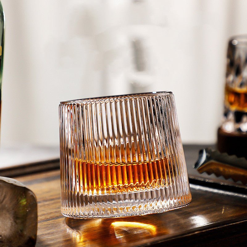 SPINSPIRIT – Rotating Whiskey Glasses for a Refined Touch