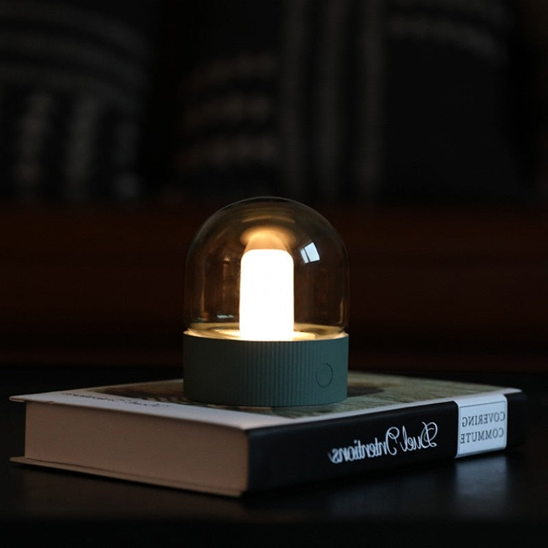 Vintage-Mini-Pastell-Nachtlampe