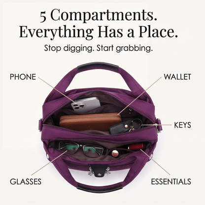 Carreau - Multi Pocket Crossbody Bag
