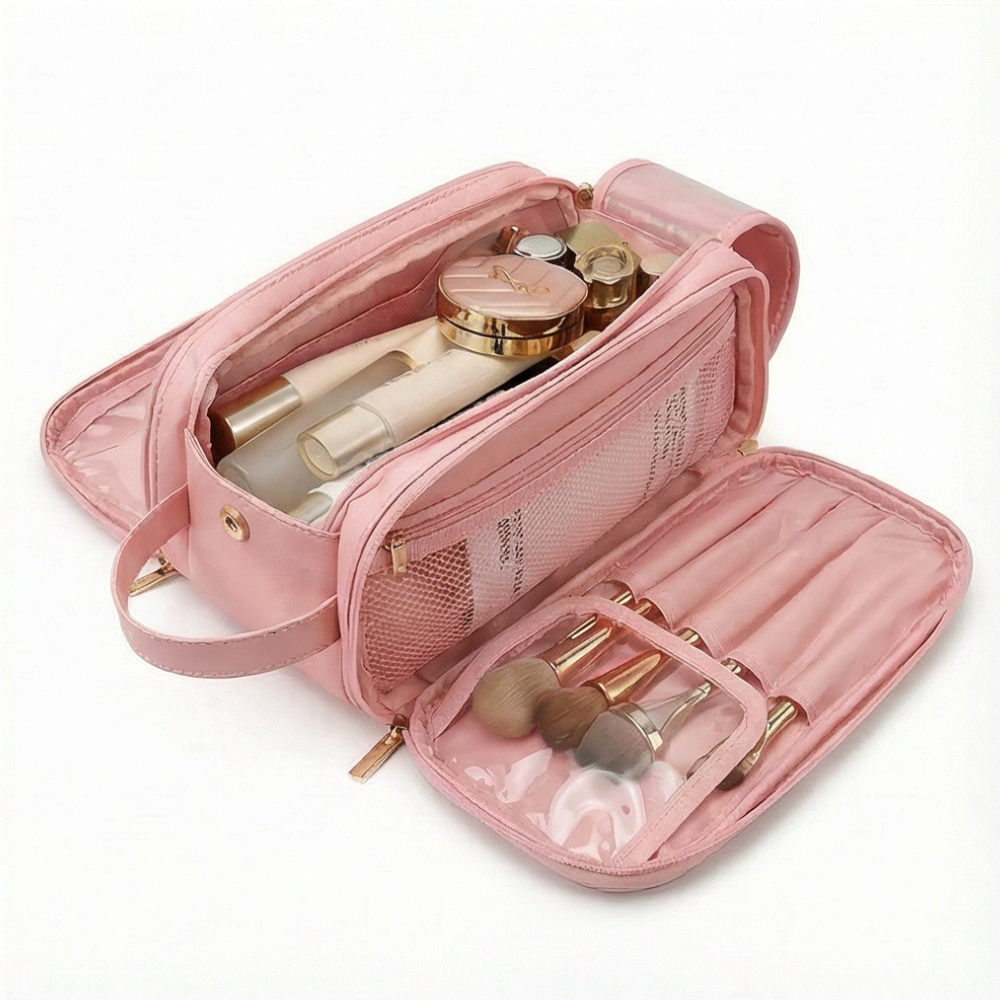 Glossa - Large Capacity Makeup Organizer with Brush Protectors