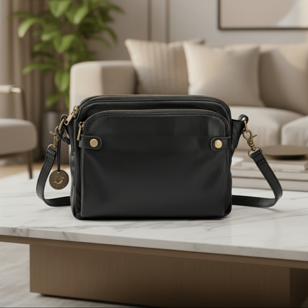 DAYNORA – Elegant PU Leather Crossbody Bag for Stylish Everyday Use
