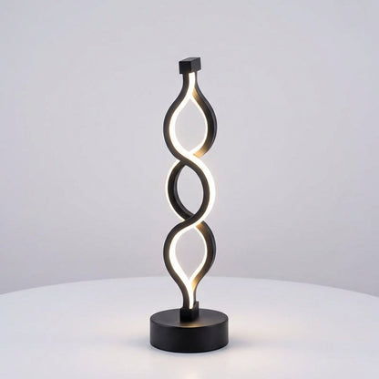 Moderne Spiral-Tischlampe – Spirique