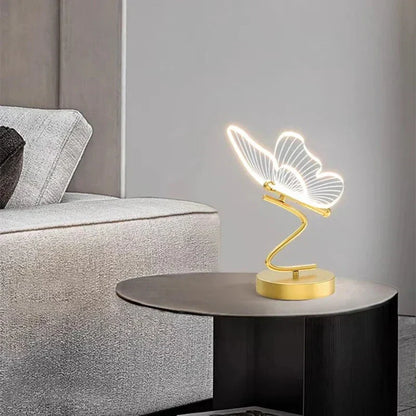Moderne LED-Tischlampe – LumiFlutter