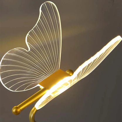 Moderne LED-Tischlampe – LumiFlutter