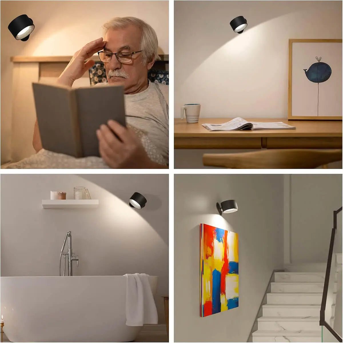 SCANDIGLOW – Cordless Nordic Wall Light with Remote Control