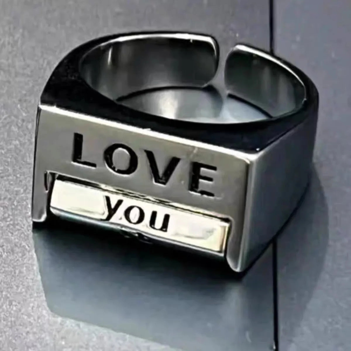 Fk You Everything Rotating Mood Control Ring