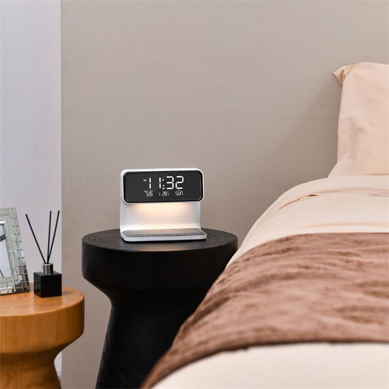 KLARBLICK – Clear LCD Alarm Clock with Dimming Function