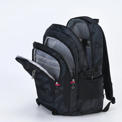Formstabiler Schulrucksack mit mehreren Fächern – Zenthos