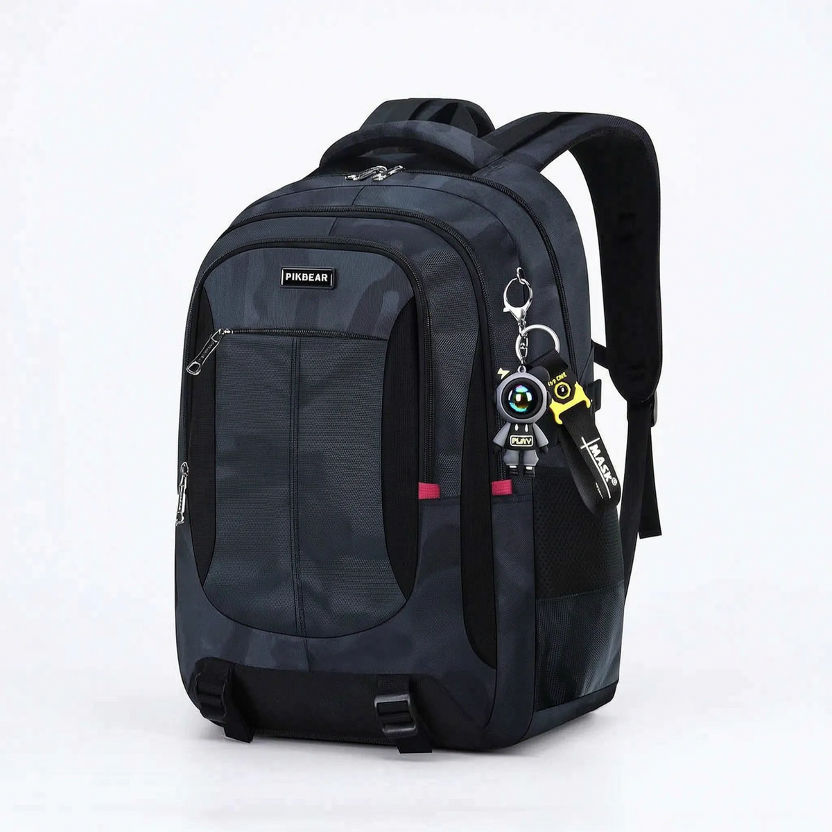 Formstabiler Schulrucksack mit mehreren Fächern – Zenthos