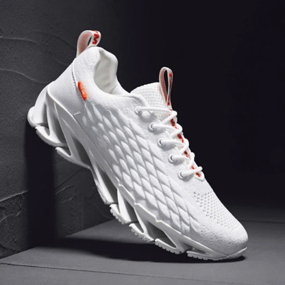 Herren-Laufschuhe – Strick-Sneaker mit rutschfester Sohle