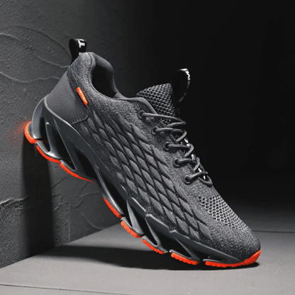 Herren-Laufschuhe – Strick-Sneaker mit rutschfester Sohle