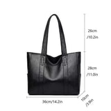 VINTARIS – Elegant Leather Shoulder Bag with Retro Touch and Smooth Surface